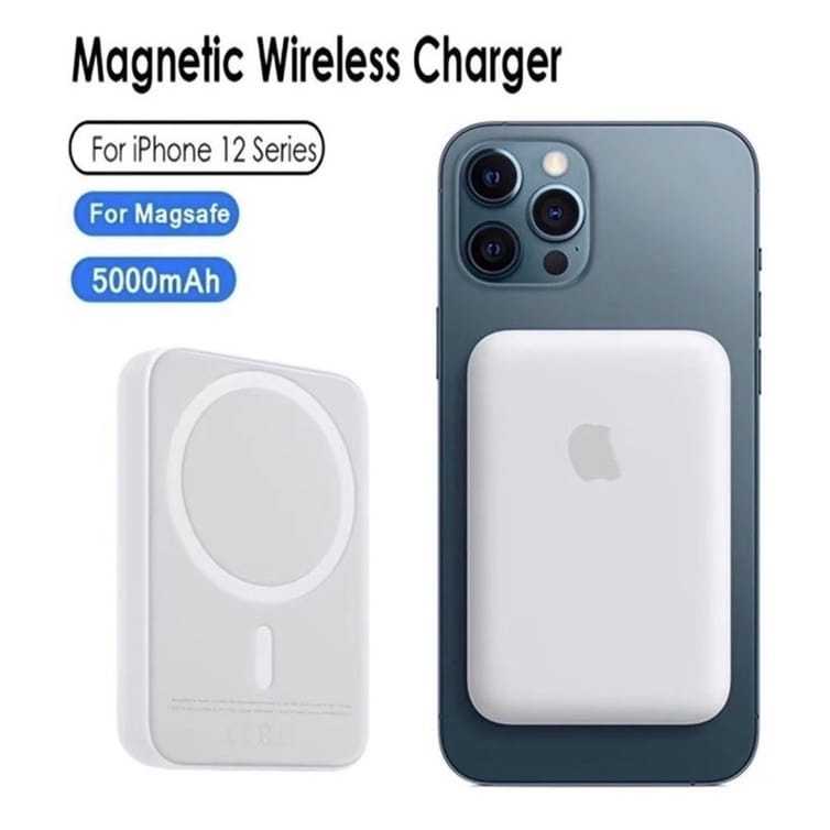 Carregador Portátil Indução Magsafe iPhone Apple Powerbank 5000 mAh Battery Pack Apple Mag...