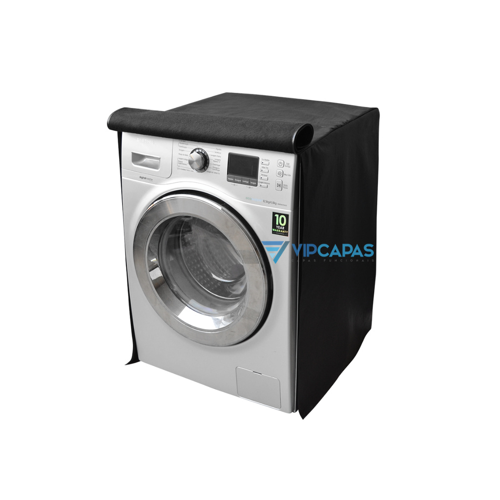 Capa Máquina Lava Seca Samsung Seine Eco Bubble 10kg Frontal