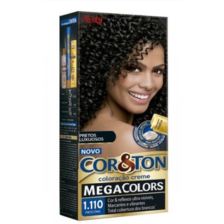 Tintura Creme Cor & Tom Niely 1.110 Preto Onix