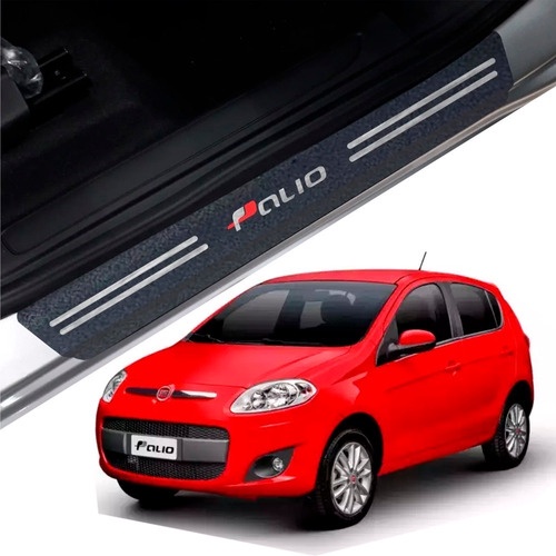 Soleira 8 Peças Fiat Palio 2013 2014 2015 2016 Até 2020