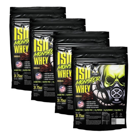 4x Iso Monster Whey Protein 3,6kg Nuclear Labs Inc.