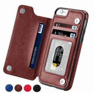Capa De Couro De Luxo Slim Fit Premium Para Iphone 13 / 11 / 12 Mini Pro / Xr / Xs Max / X / 6 / 7 / 8 Plus