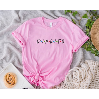 Blusa T-shirt Feminina Direito Coloridas
