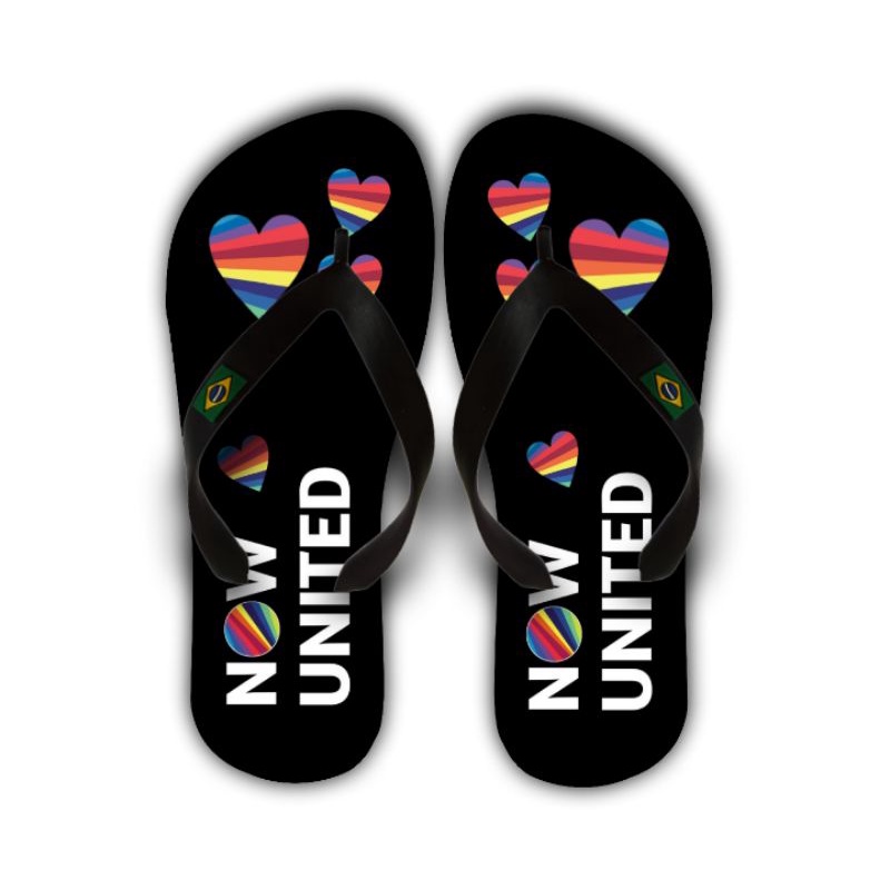 Chinelo Now United Personalizado adulto e Infantil Promoção oferta