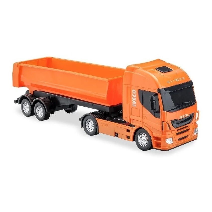 Brinquedo Caminhao Basculante Cacamba Iveco Hi- Way Usual