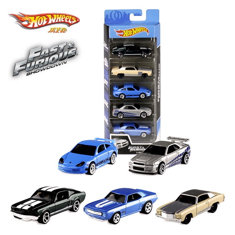 Hot Wheels Movie Edition Velozes e Furiosos Cinco veículosGMG69-Modelo de  carro de coleção de brinquedos de liga de simulação de crianças - Escorrega  o Preço