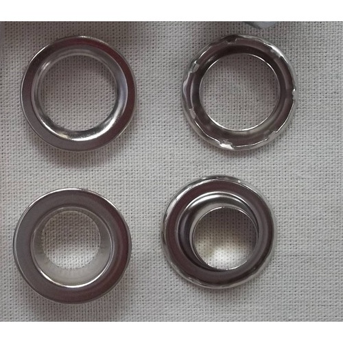 100 Ilhós N.  3 - Ext 24mm X 15mm Int + 100 Arruelas Garra  