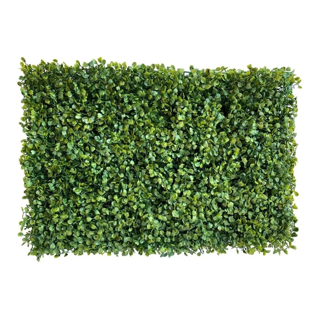 Placa Buxinho Artificial 40x60 Muro Inglês samambaia heras decoração Flor Grama