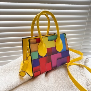 Bolsa colorida feminina a tiracolo / cruzada / bolsa / bolsa feminina