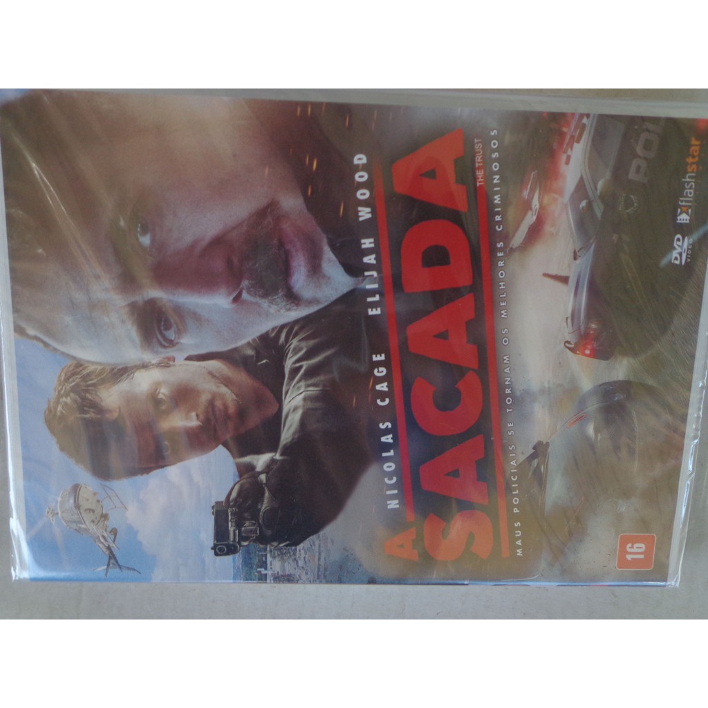 A Sacada Nicolas Cage Elijah Wood Dvd Lacrado - ação
