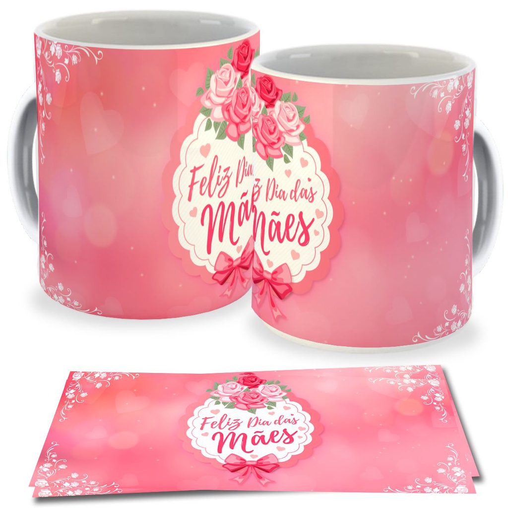 Caneca Dia das Maes - Lembrancinha Dia das Mães - Aniversario 207