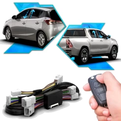 Toyota Interface Módulo Subida Fechamento Automatização Vidros e Rebatimento Retrovisores e Função Tilt Down - FT-AC-TY2