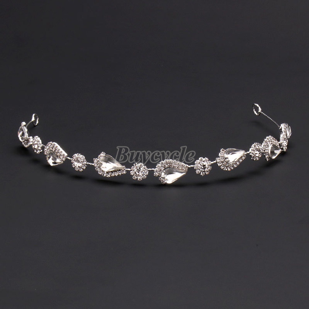 Acessórios de Moda Garra de Noiva Acessórios de Cabelo Meninas Jóias Princesa Crown Hairband Tiara — imagem 2 de 2