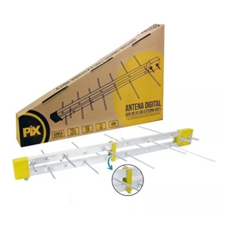 Antena Externa Digital Full HD UHF HDTV 16 Elementos em Oferta na Shopee