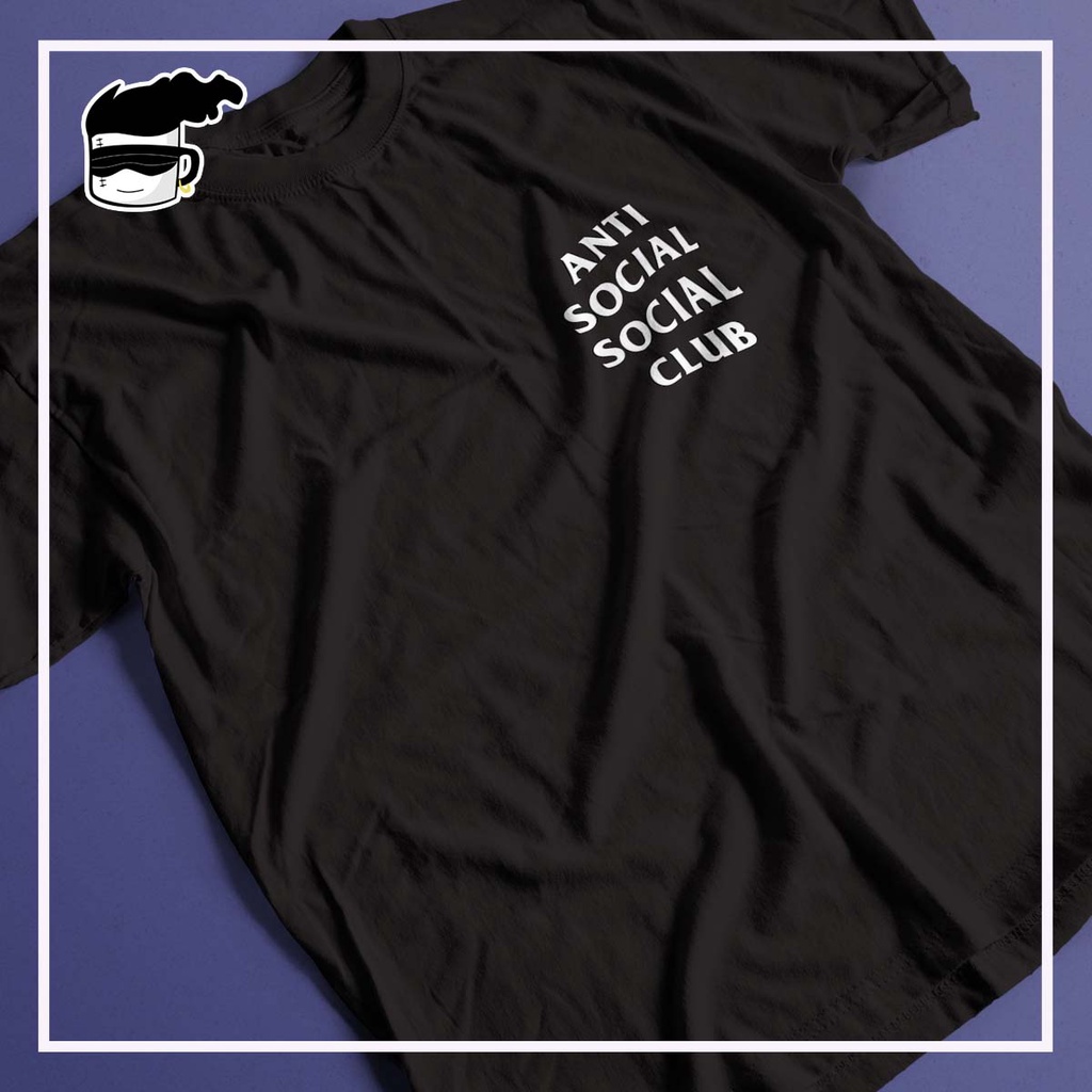 Camiseta Anti Social Social Club Unissex 100% Algodão Camisa