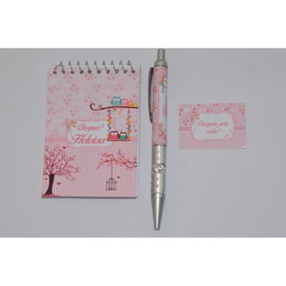 20 Bloquinho Personalizado com Caneta em Oferta na Shopee