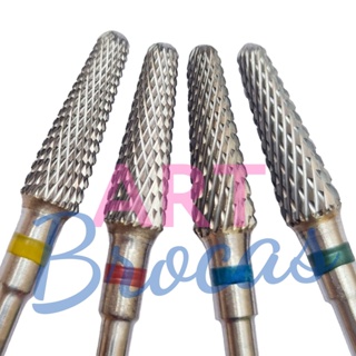 Broca de tungstênio cônica fina para alongamento de unhas/unhas de gel em Oferta na Shopee