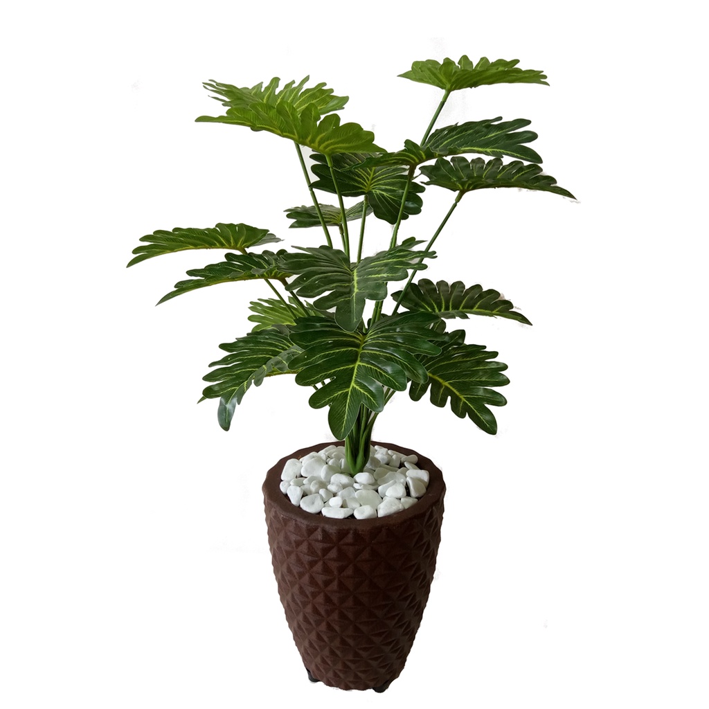 Planta Artificial Enfeite Decoracao + Vaso  Promocao