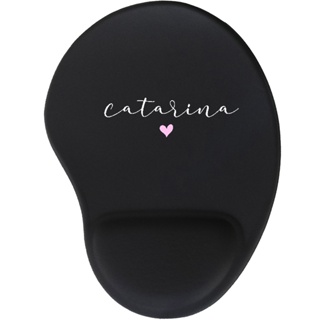 Mouse pad Preto com nome modelo gota mousepad  apoio ergonômico  macio em Oferta na Shopee