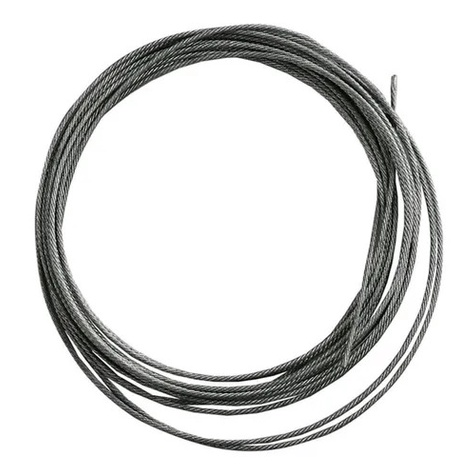 Cabo De Aço Para Reparo De Maquina Vidro Universal 4,5 Mts X 1,55