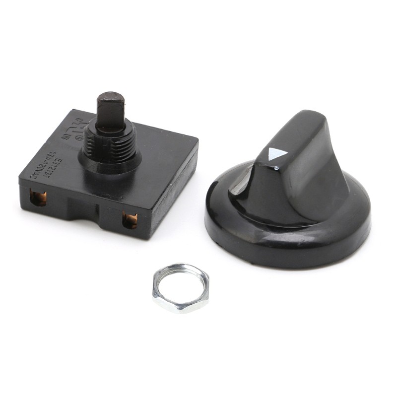 Regulador Interruptor Rotativo Ventilador 4 Posições E 3 Velocidades Botão 13AMP 120V-250V