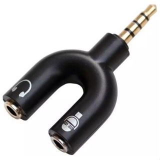 Adaptador P2 3.5mm Fone e Microfone Divisor Áudio Y para Celular Notebook Headset Universal em Oferta na Shopee