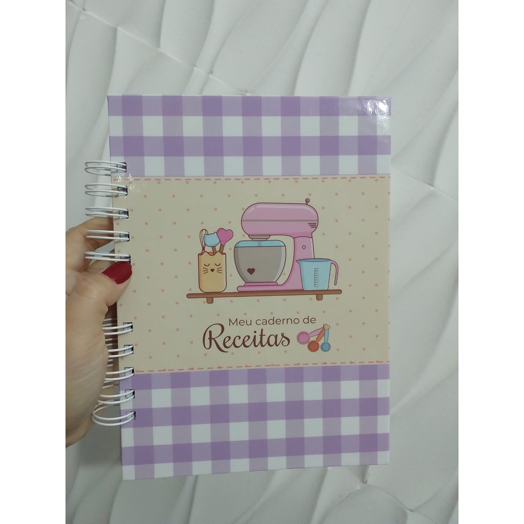 Caderno De Receita Personalizado Shopee Brasil