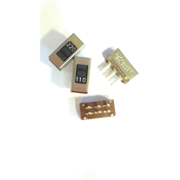 CHAVE   SELETORA DE VOLTAGEM 110/220   KIT 2pçs