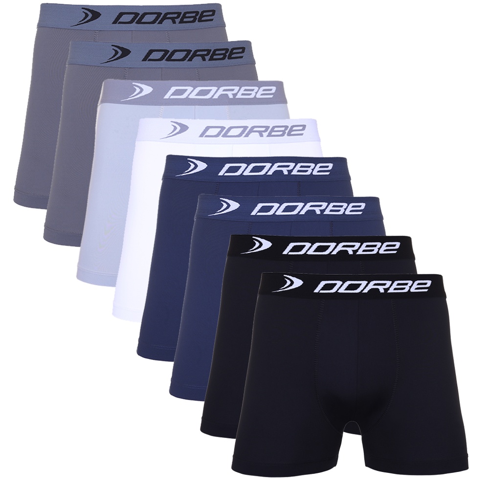 Kit 5 Cuecas Boxer Microfibra Dorbe Original Masculina Masculino Box ...