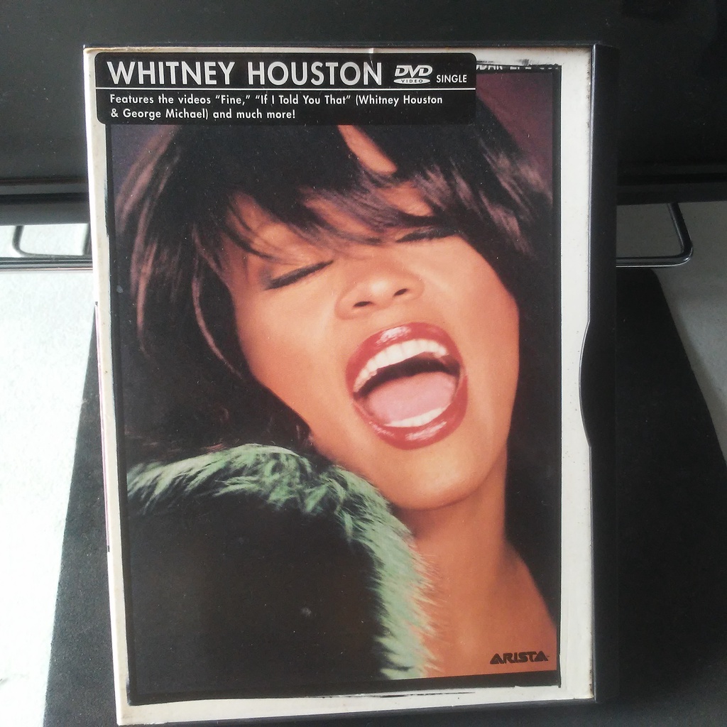 DVD SINLGE WHITNEY HOUSTON FINE/IF I TOLD YOU THAT (RARISSIMO - IMPORTADO)