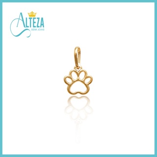 | SEMI JOIA | Pingente Pet Patinha Delicada Minimalista, Banhado em Ouro Legítimo 18k em Oferta na Shopee