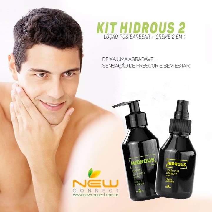 Kit de Barbear Creme de Barbear e Gel pós Barba Promoção