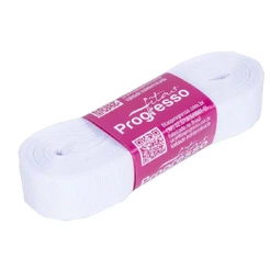 Fita Gorgurão Progresso 22mm nº5 - 10m Cor 201 Branco - 1un