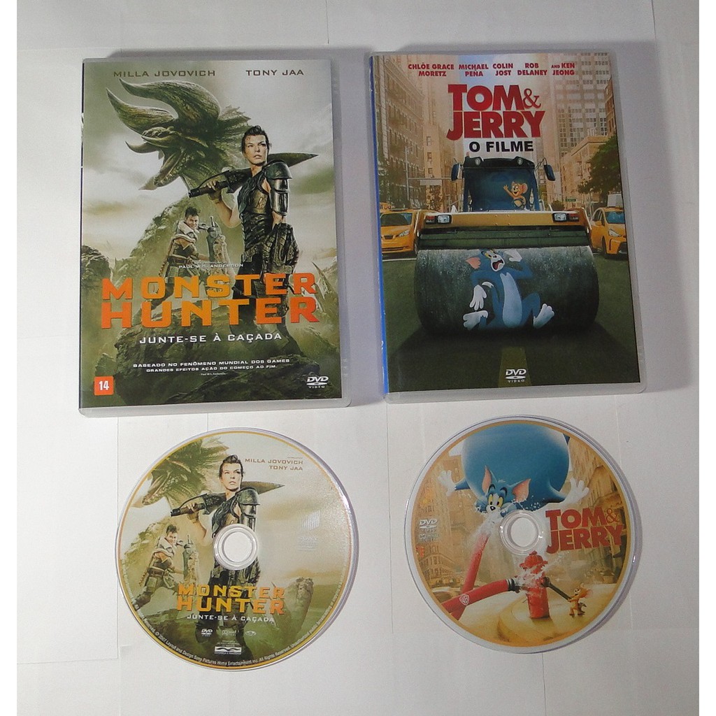 Dvd - Monster Hunter + Tom & Jerry O Filme (2 Dvd's)