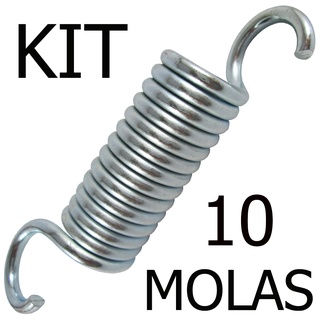 Mola Jump Trampolim Cama Elastica Reforçada Academia 9cm - 10 Unidades