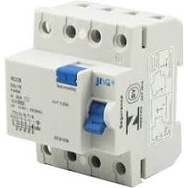 DR interruptor diferencia residual tetrapolar 25A - 100A p/ proteção de fuga de corrente 30MA JNG disjuntor geral din