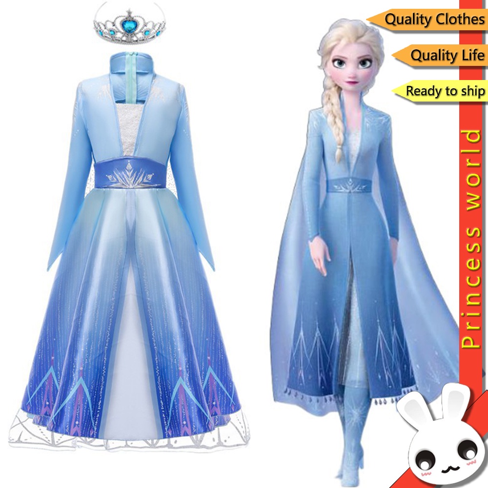 Vestido Elsa Frozen - Meu Vestidinho