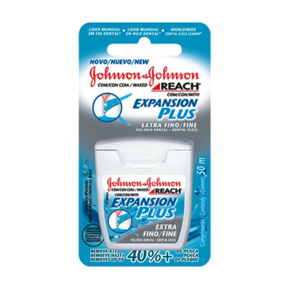 Fio Dental J&J Reach Expansion Plus Extra Fino 50m em Oferta na Shopee