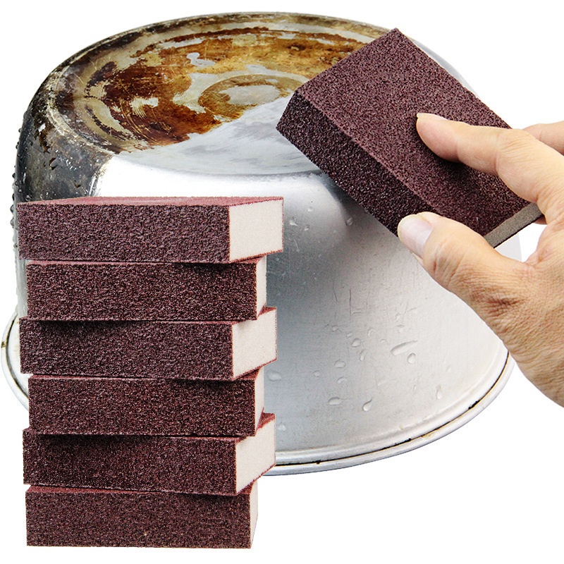 Esponja Mágica Eraser Carborum Remoção Escova De Limpeza De Ferrugem Descaling Esmeril Esfregar Limpa Para Cozinhar Panela De Cozinha Ferramentas Gadgets