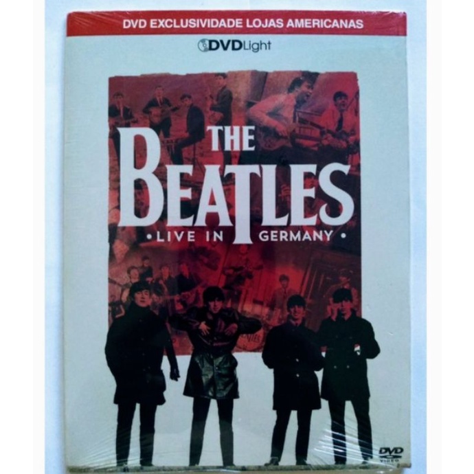 Dvd The Beatles - Live In Germany - Lacrado e Original.(RARIDADE)  dvd light.