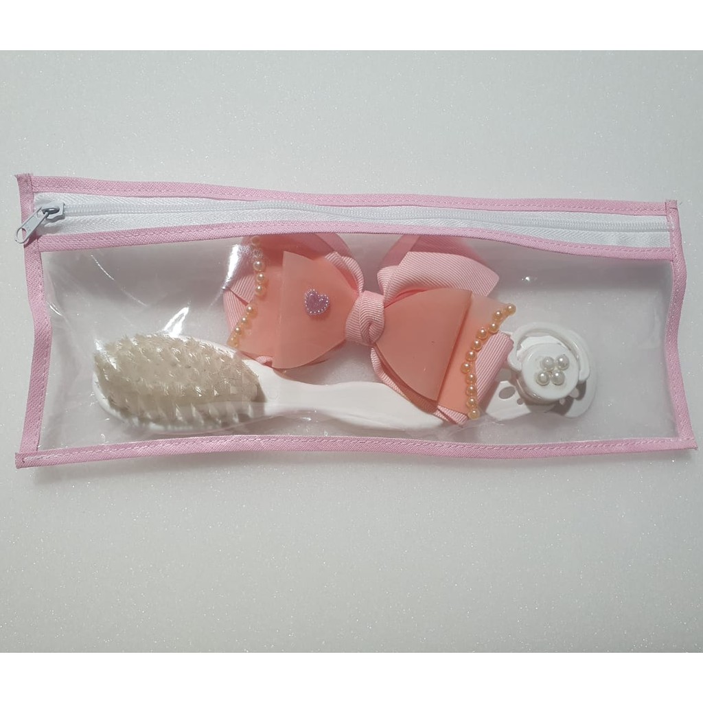 Necessarie para Bebê Pvc Carregar Itens Enxoval Bebê Pomada Lenço Remédio Saquinho Pvc para Carregar itens Bebê