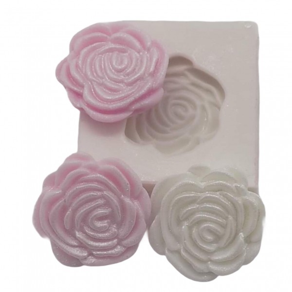 Molde De Silicone Rosa Gabriela Molde Para Confeitaria Molde Para Biscuit 1001