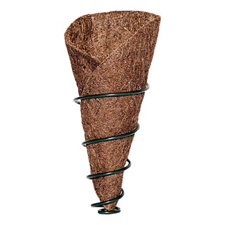 Vaso Para Orquideas Parede Fibra De Coco Natural Com Suporte
