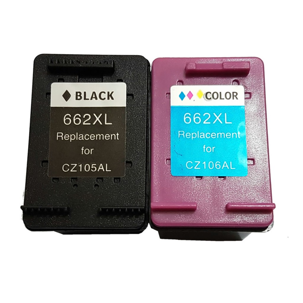 Par De Cartuchos Jato De Tinta 662xl Preto +662xl Colorido