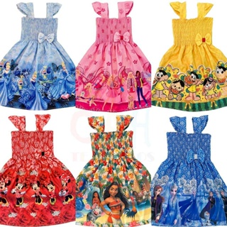 Novos Modelo Presentinho Vestidos Floridos Infantil Vários Temas em Oferta na Shopee