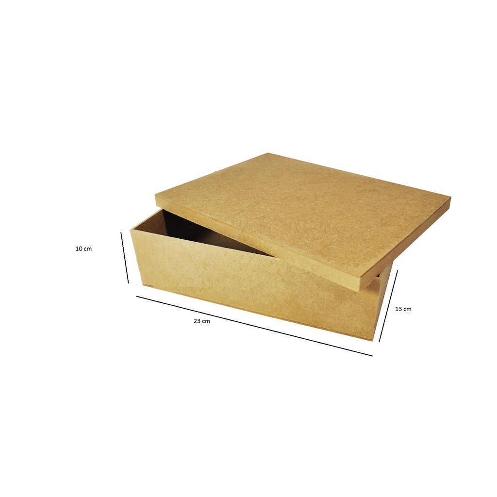 10 Caixas De Mdf de 3 mm  23x13 Cm PARA ARTESANATO, DECORAÇÃO, CASAMENTO, LEMBRANCINHA, VINHO,CANECA E MUITO MAIS.