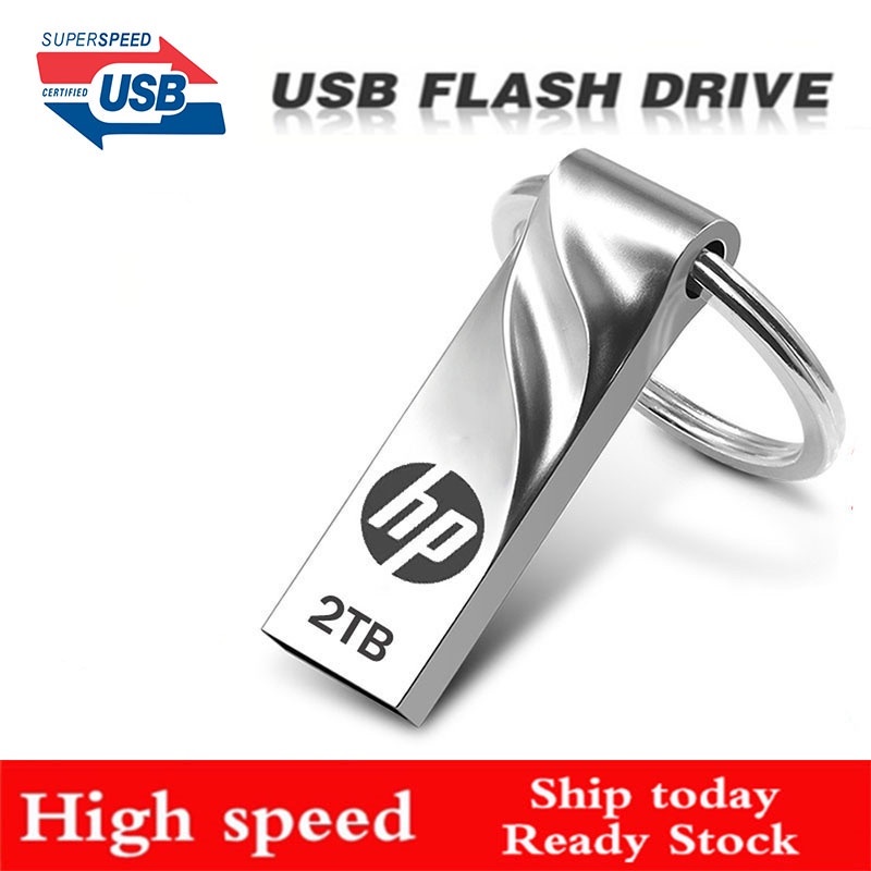 Em Estoque ! Unidade Flash USB De Metal 1TB 2TB 2.0 em Oferta na Shopee