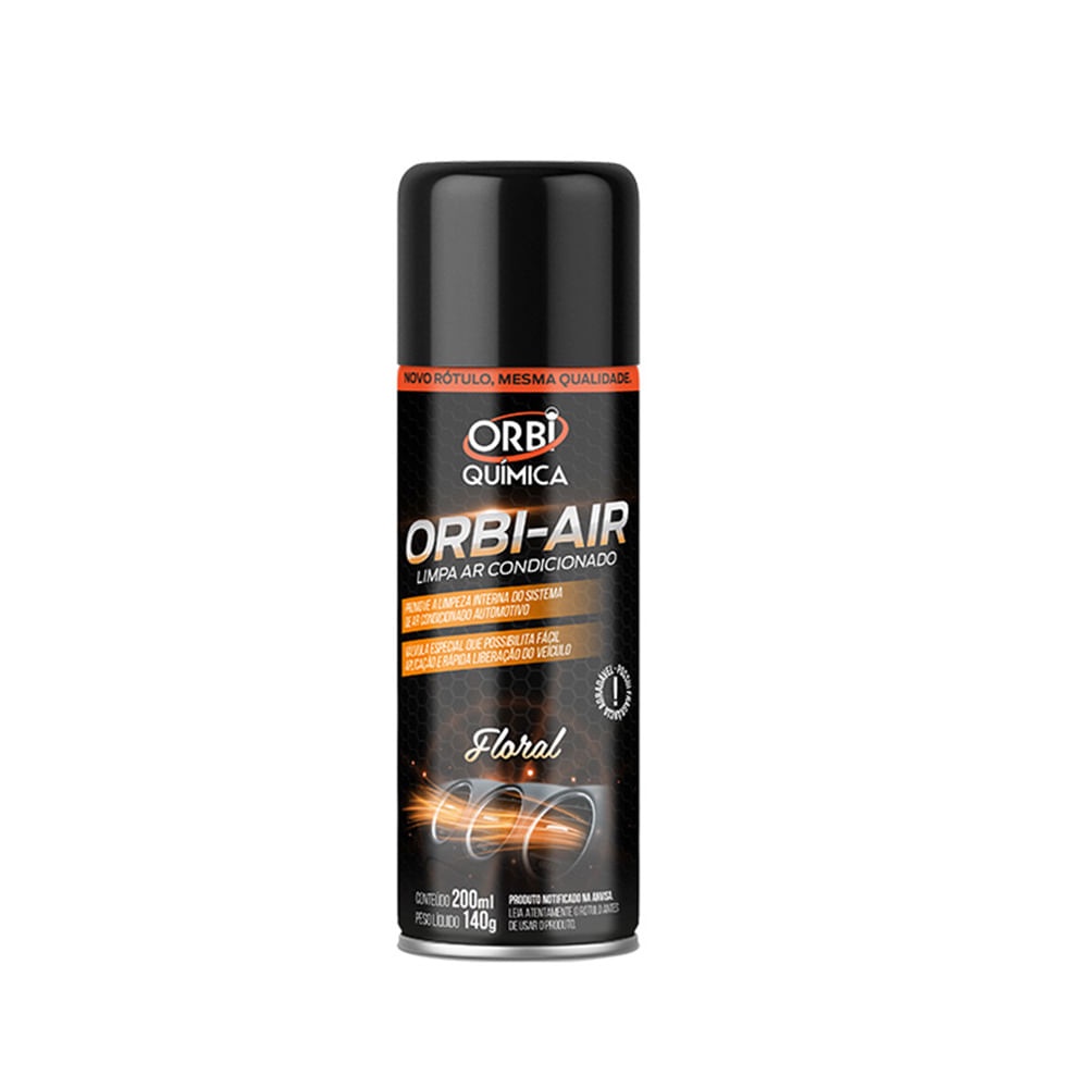 Limpa Ar Condicionado Automotivo Higienizador 200ml 140g Orbi Carro Novo - Diversos Aromas - Limpeza e Higienização - Spare Parts and Accessories for Vehicles