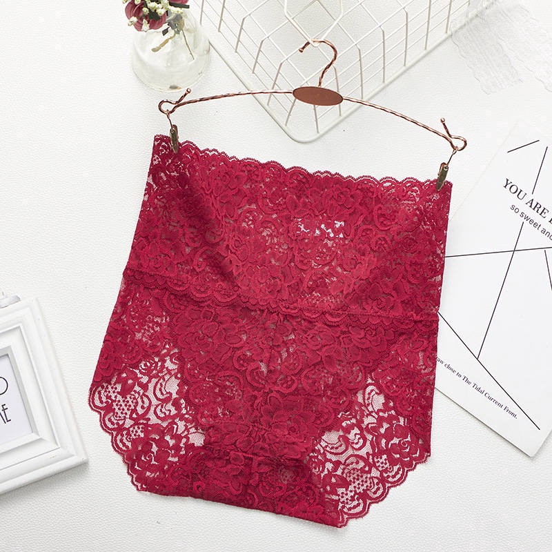 red panties lace