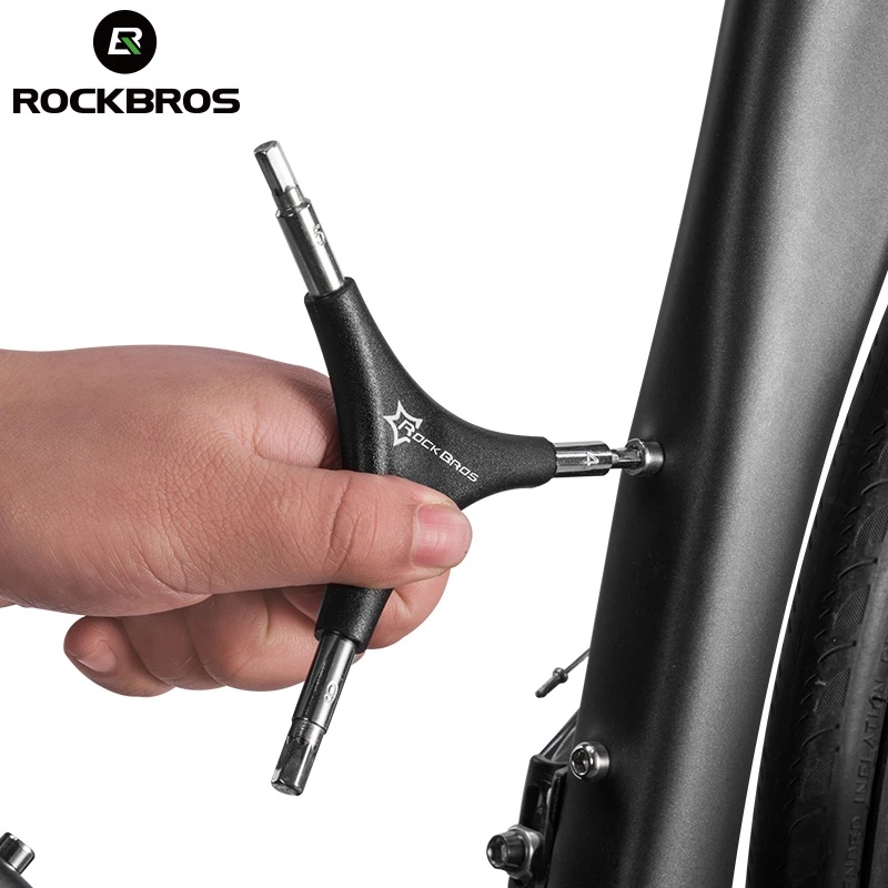 ROCKBROS Ferramentas Da Bicicleta Falou Chave Multifuncional Triângulo Spanner 4MM 5MM 6MM 3 Em 1 Mão Portátil De Reparação De Acessórios em Oferta na Shopee